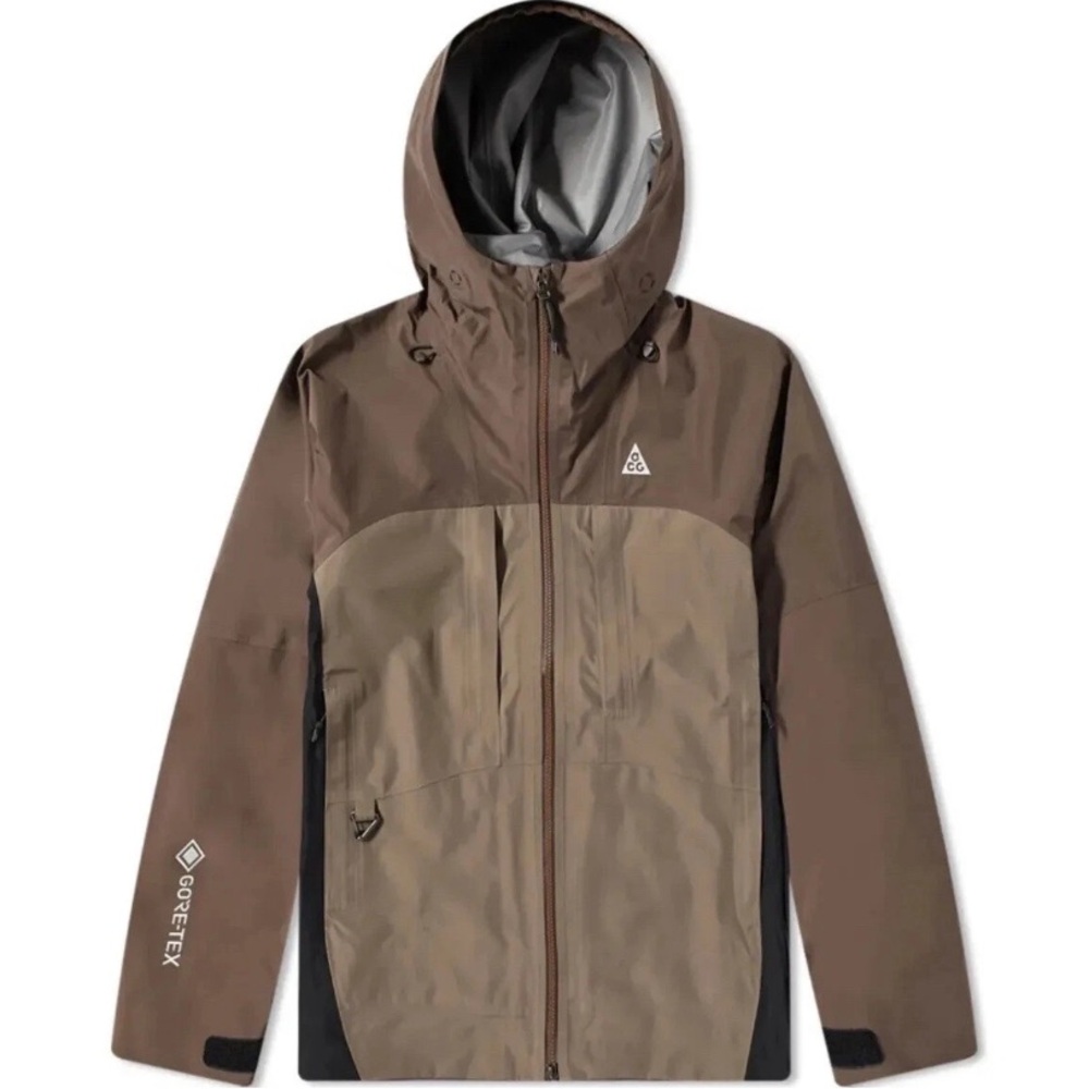 Nike ACG Brown and Tan Windbreaker Jacket